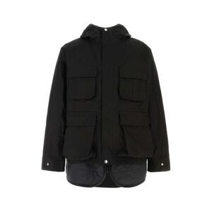 Sacai Men Black Cotton Blend Jacket
